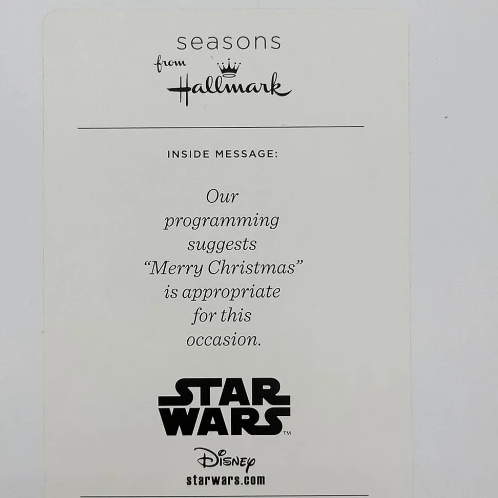 Hallmark Star Wars Christmas Cards 16 C3PO R2D2 Holiday Greetings Box Set